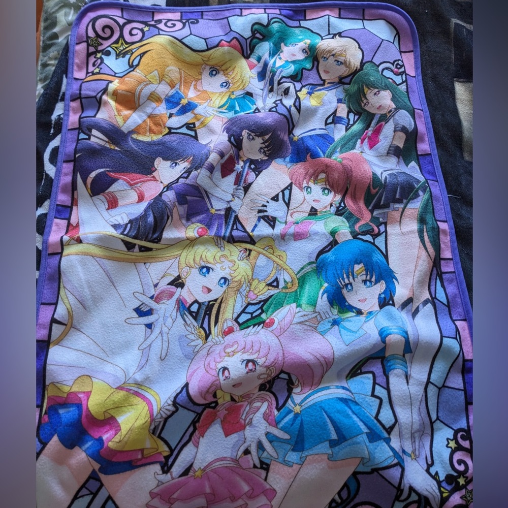 Sailor moon thin blanket